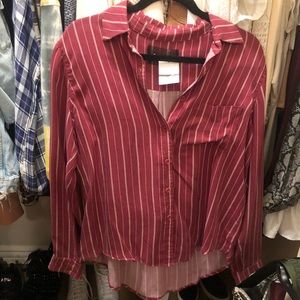 Reformation Boyfriend Button Down Top